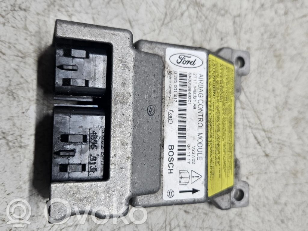 Airbag control unit/module   2T1T14B321AB,6A0018849301,0285001417