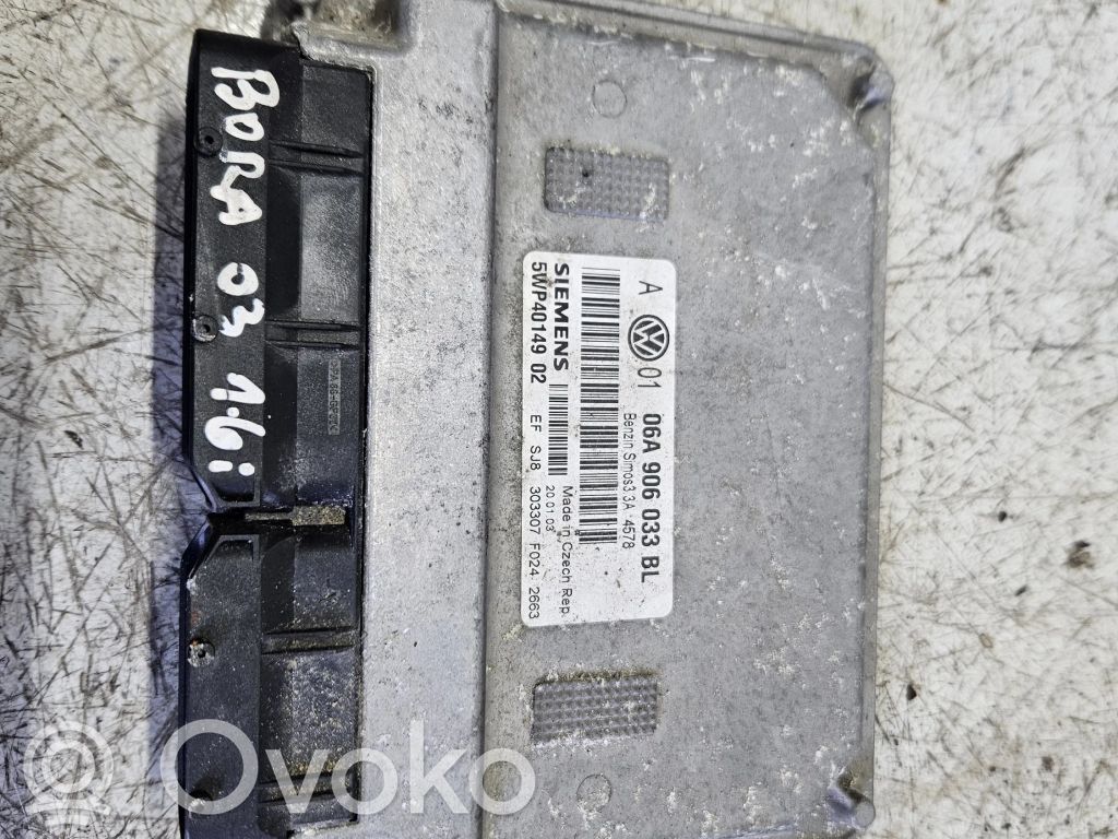 Engine control unit/module   06A906033BL,06A906033BL,5WP4014902