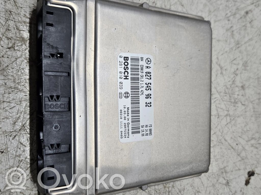 Mercedes-Benz A W168 Engine control unit/module 