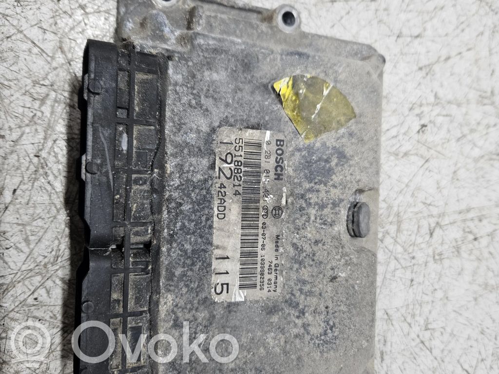 Fiat Stilo Engine control unit/module 
