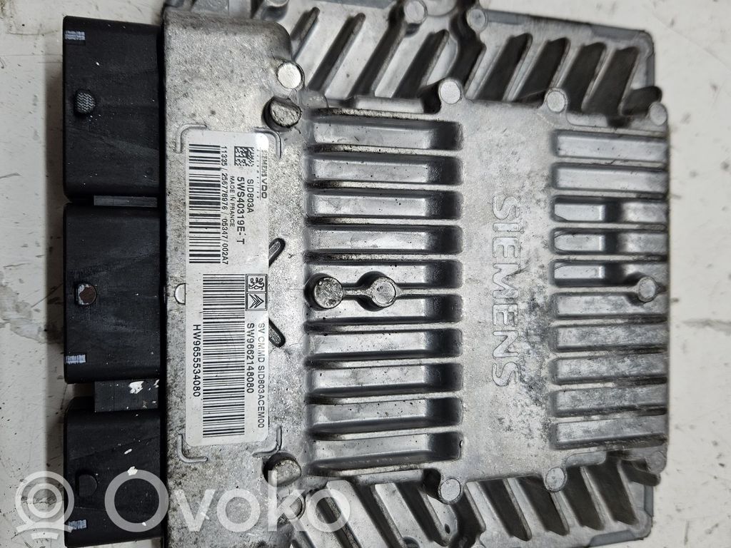 Peugeot 407 Engine control unit/module 