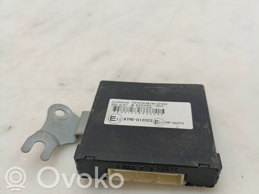 Toyota Corolla Verso AR10 Imobilaizerio valdymo blokas 