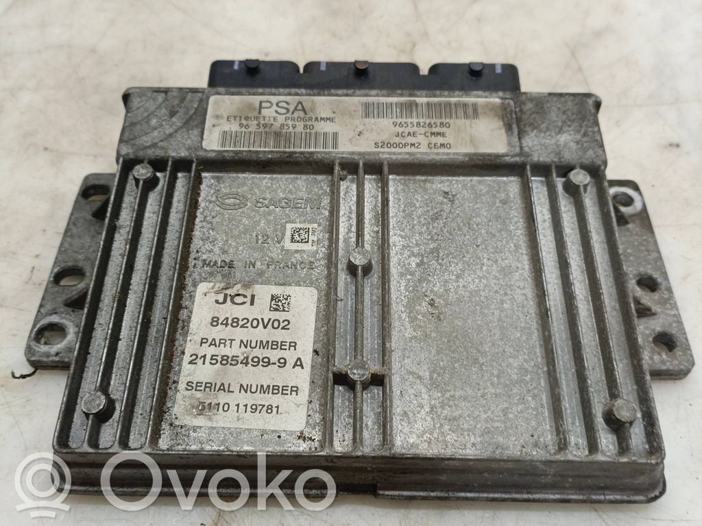 Citroen Xsara Picasso Engine control unit/module 