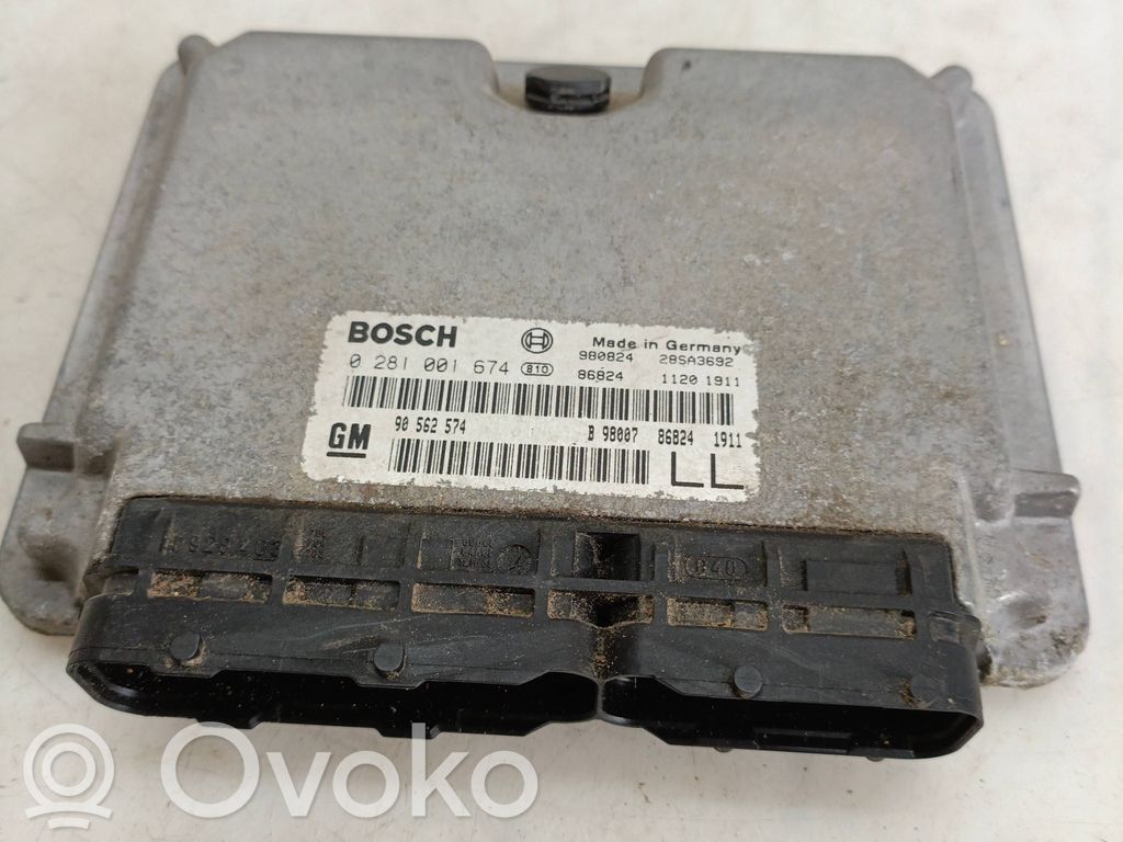 Opel Astra G Engine control unit/module 