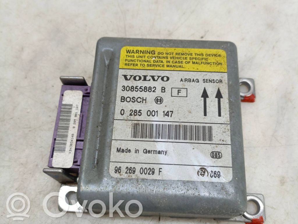 Volvo S40, V40 Airbag control unit/module 