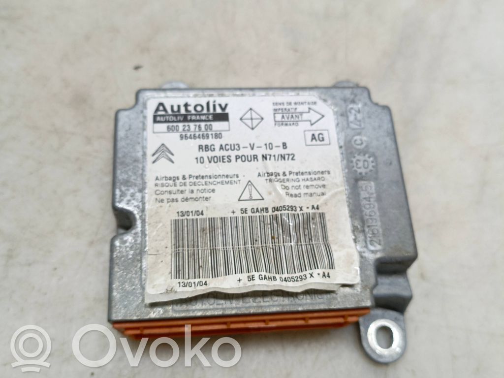 Citroen Xsara Picasso Airbag control unit/module 