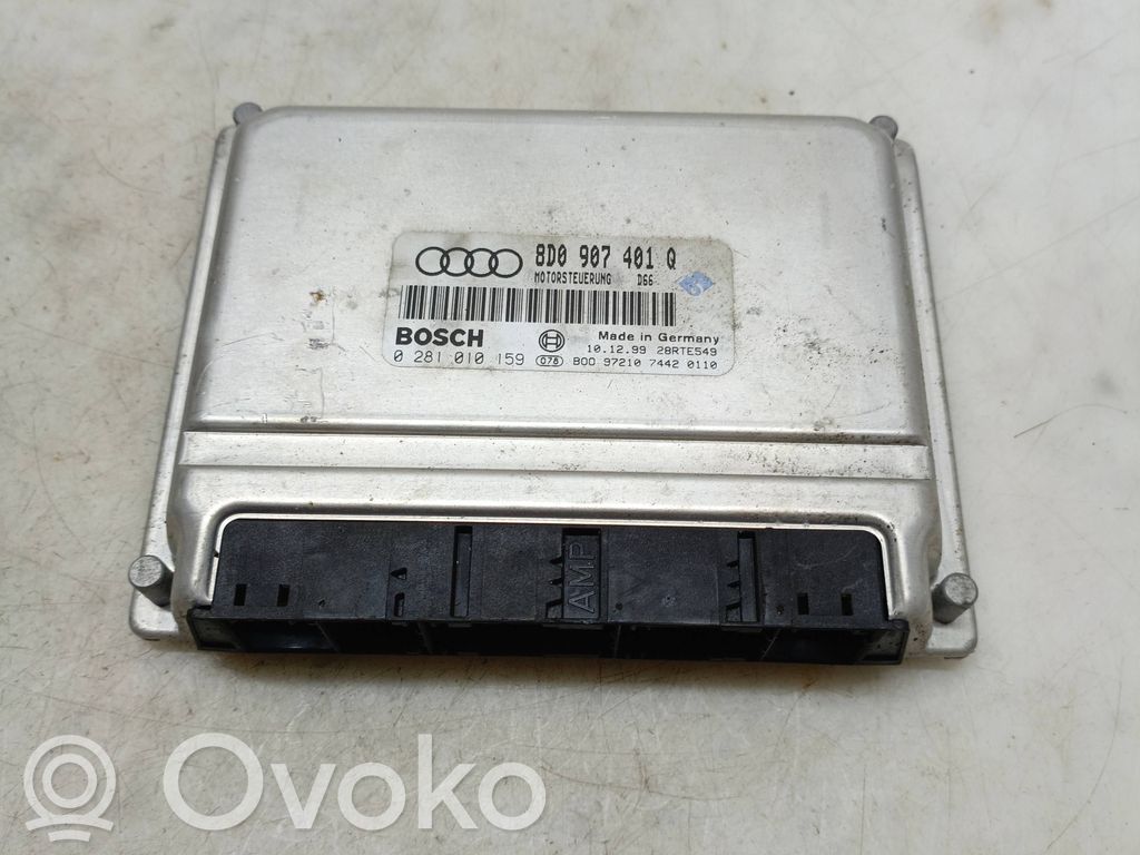 Engine control unit/module   8D0907401Q,0281010159,28RTE549