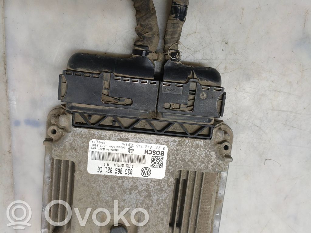 Engine control unit/module   03G906021CG,1039S12044,0281012746