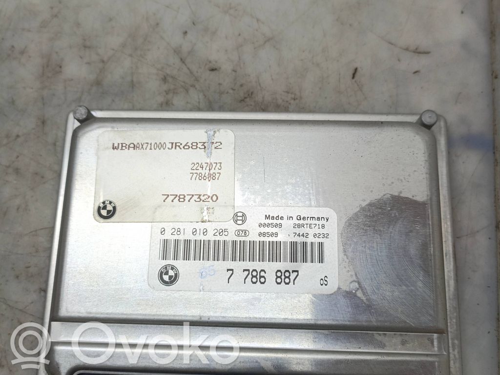 Engine control unit/module   0281010205,7787320,7786887