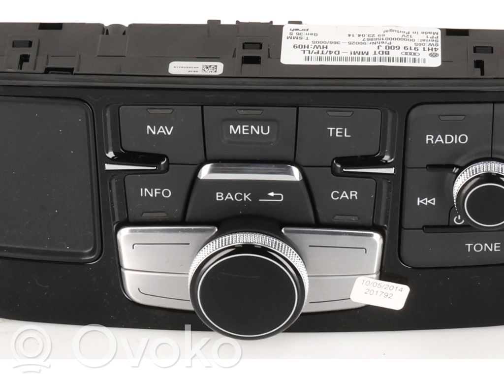 Controllo multimediale autoradio   4H1919600N