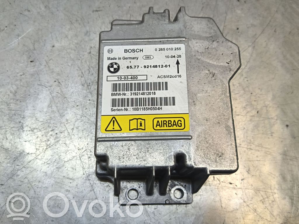BMW 3 E92 E93 Airbag control unit/module 