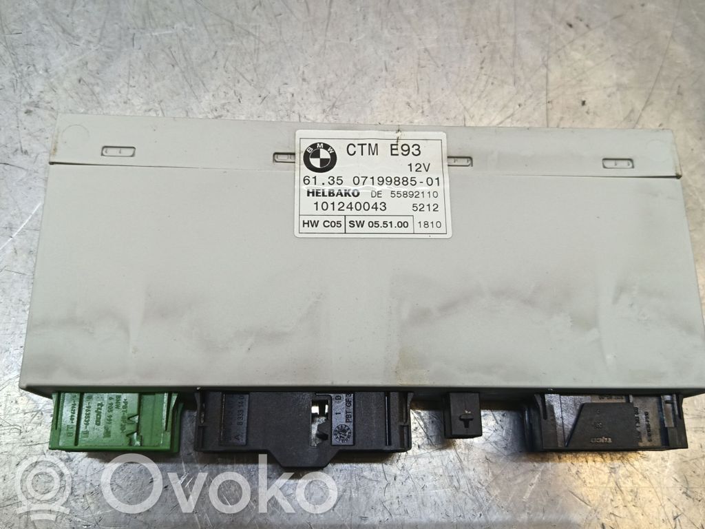 BMW 3 E92 E93 Sunroof control unit/module 