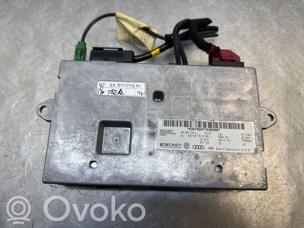 Audi Q7 4L MMI control unit 