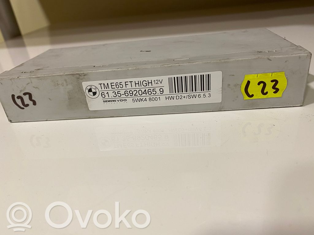 BMW 7 E65 E66 Oven ohjainlaite/moduuli 