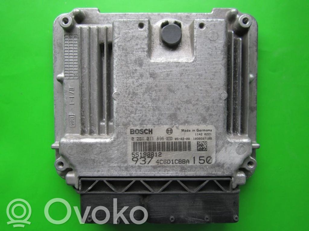 Engine control unit/module ECU   55198812,0281011896