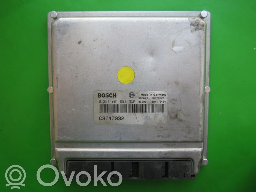Engine control unit/module ECU   C374Z932,0281001891