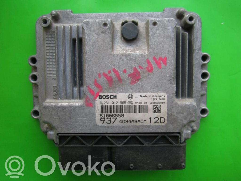 Alfa Romeo 147 Engine control unit/module ECU 