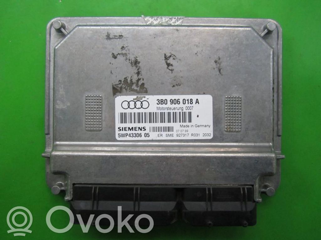 Audi A4 S4 B5 8D Unidad de control/módulo ECU del motor 