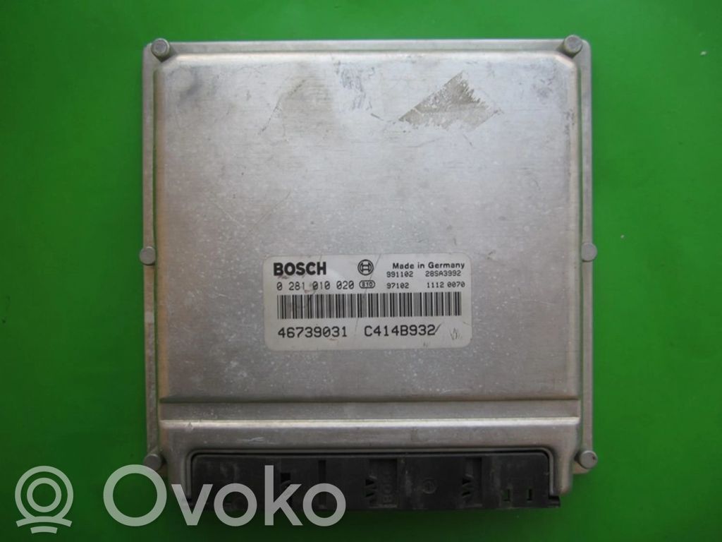 Engine control unit/module ECU   46739031,0281010020
