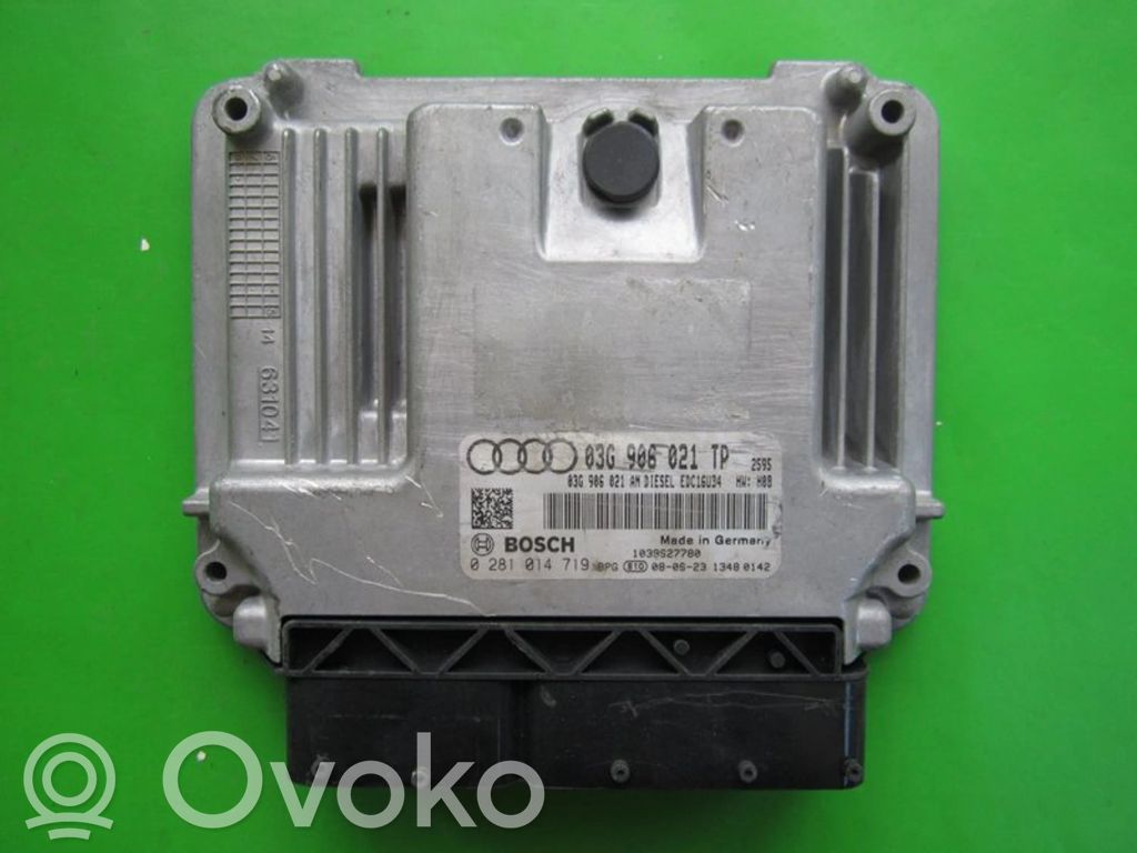 Audi A3 S3 A3 Sportback 8P Engine control unit/module ECU 
