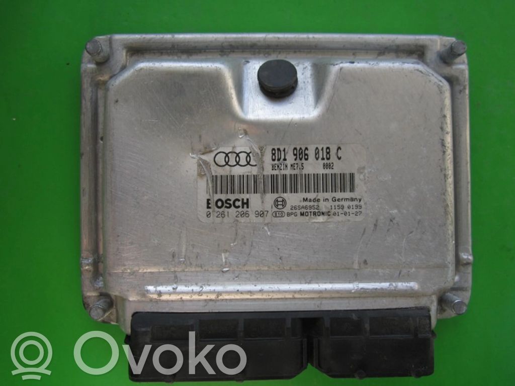 Engine control unit/module ECU   8D1906018C,0261206907