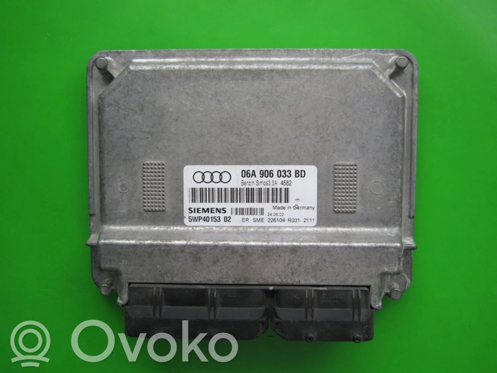 Engine control unit/module ECU   06A906033BD,5WP40153