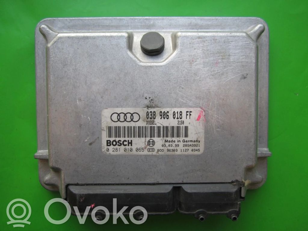 Engine control unit/module ECU   038906018FF,0281010065