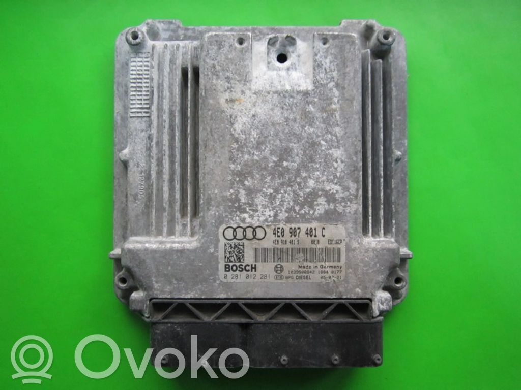 Galios (ECU) modulis   4E0907401C,0281012281