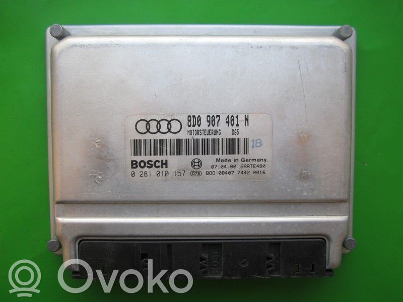 Engine control unit/module ECU   8D0907401N,0281010157