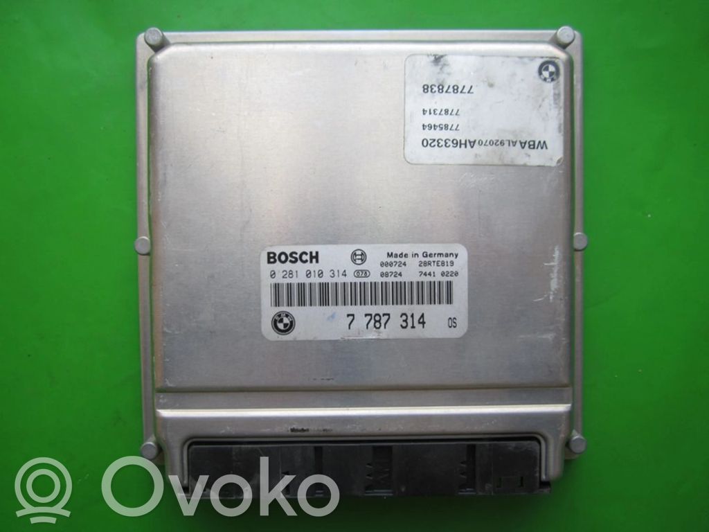 Engine control unit/module ECU   7787314,0281010314