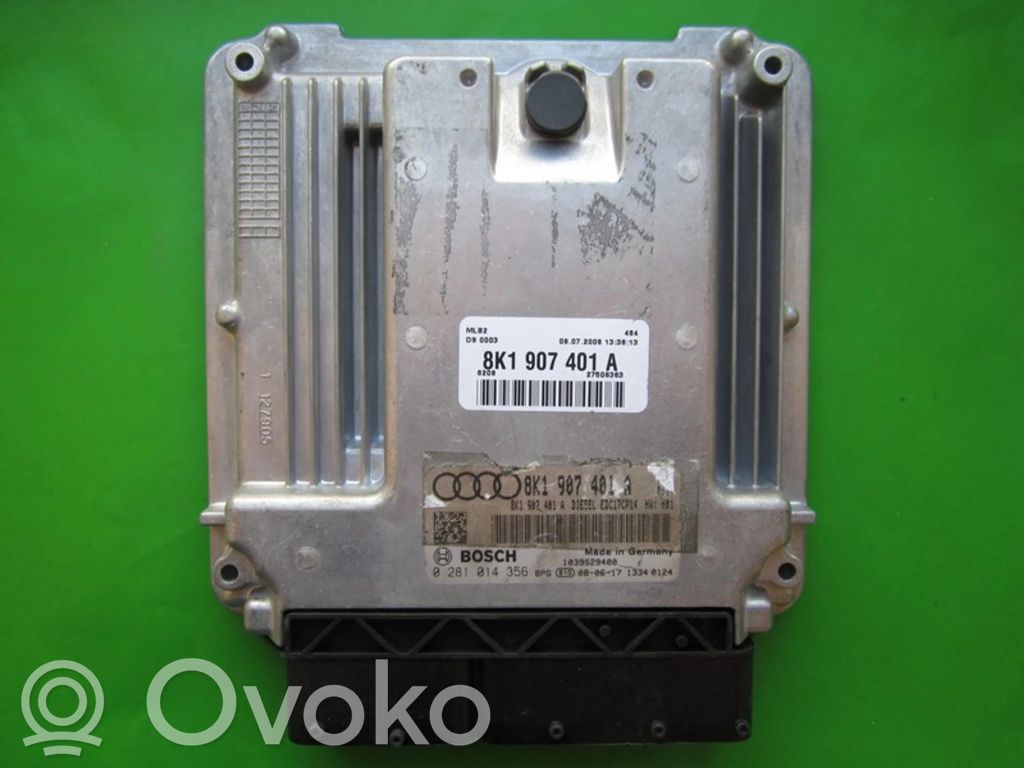 Audi A5 8T 8F Unidad de control/módulo ECU del motor 