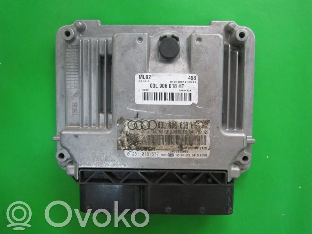 Engine control unit/module ECU   03L906018HT,0281018577
