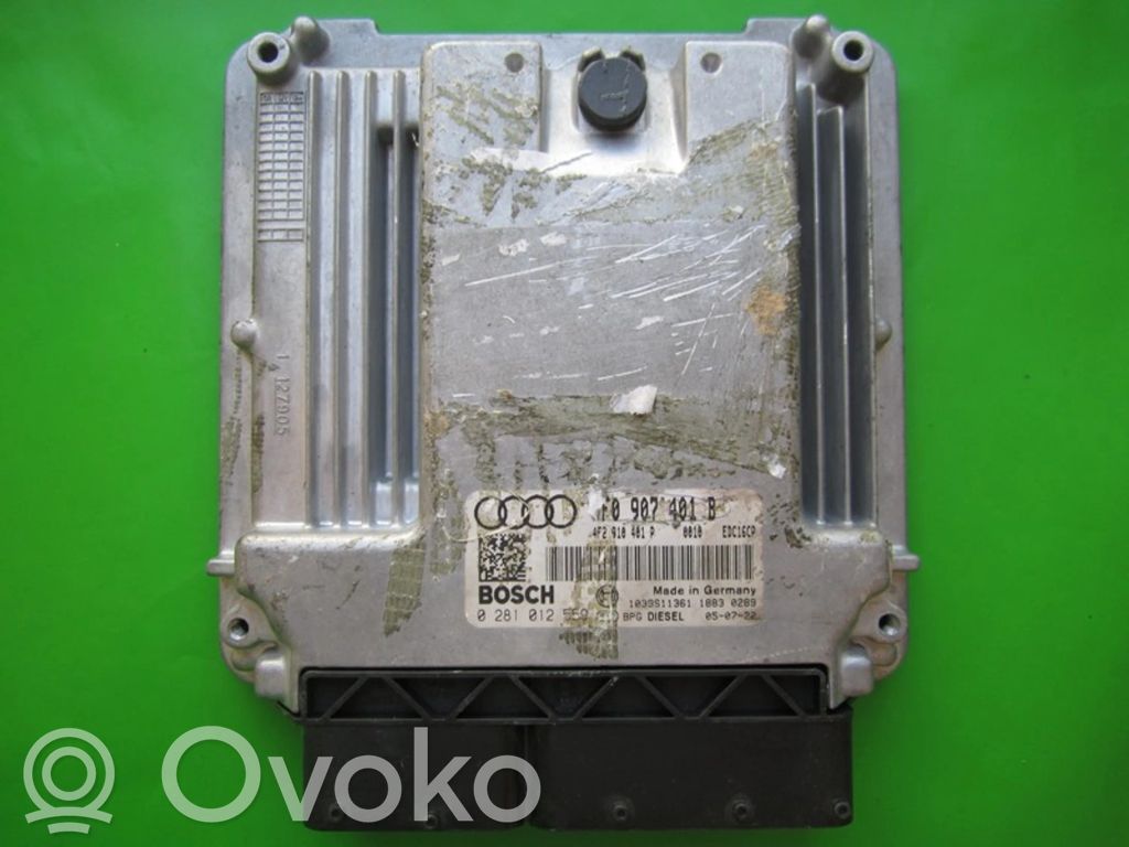 Audi A6 S6 C6 4F Unidad de control/módulo ECU del motor 