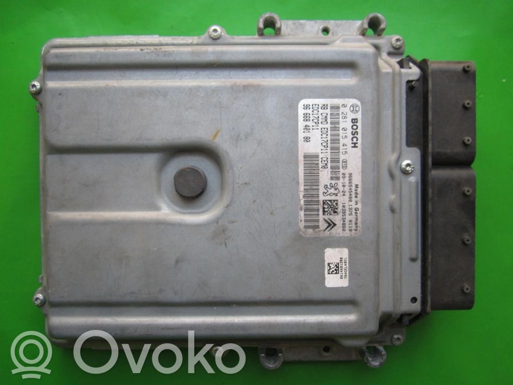 Engine control unit/module ECU   9666840180,0281015415