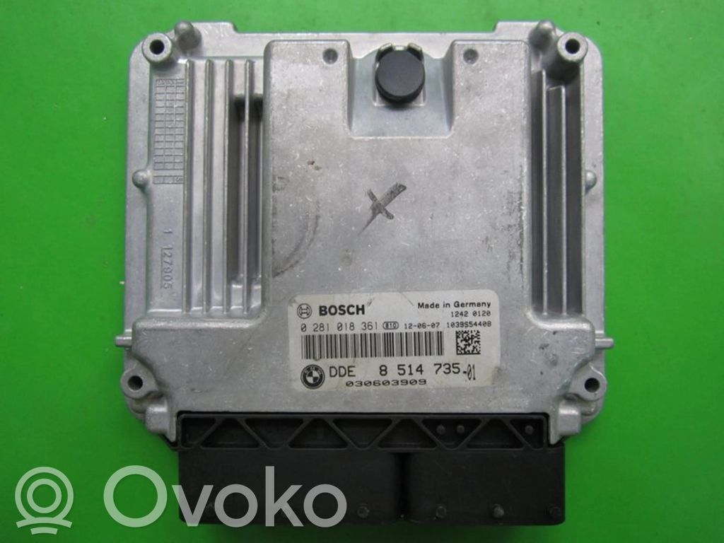 Motorsteuergerät ECU   DDE8514735,0281018361