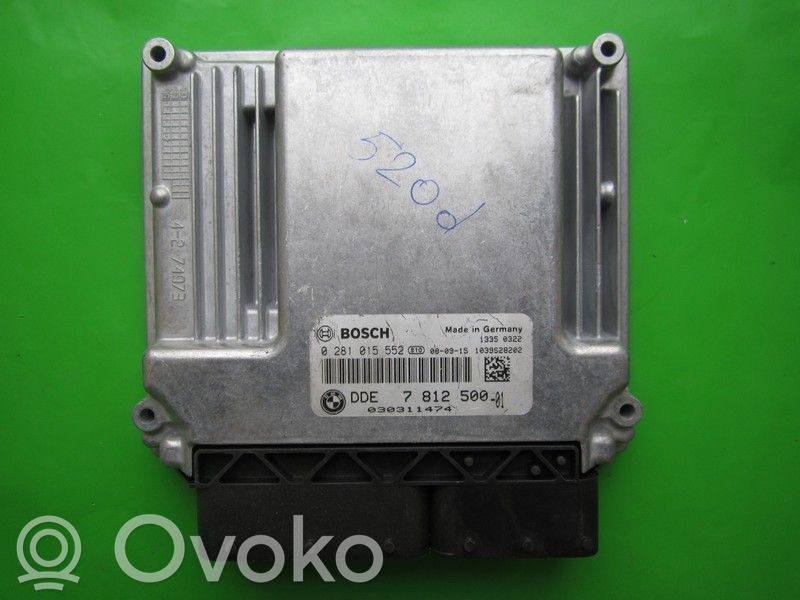 BMW 5 E60 E61 Komputer / Sterownik ECU silnika 