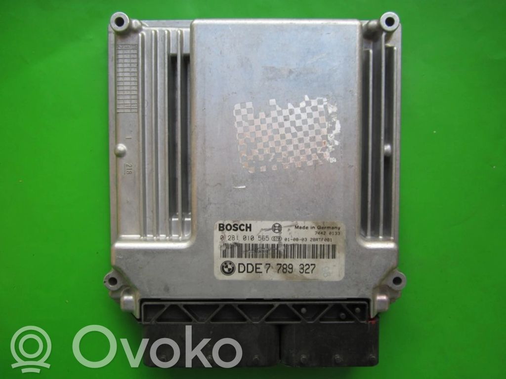Engine control unit/module ECU   DDE7789327,0281010565