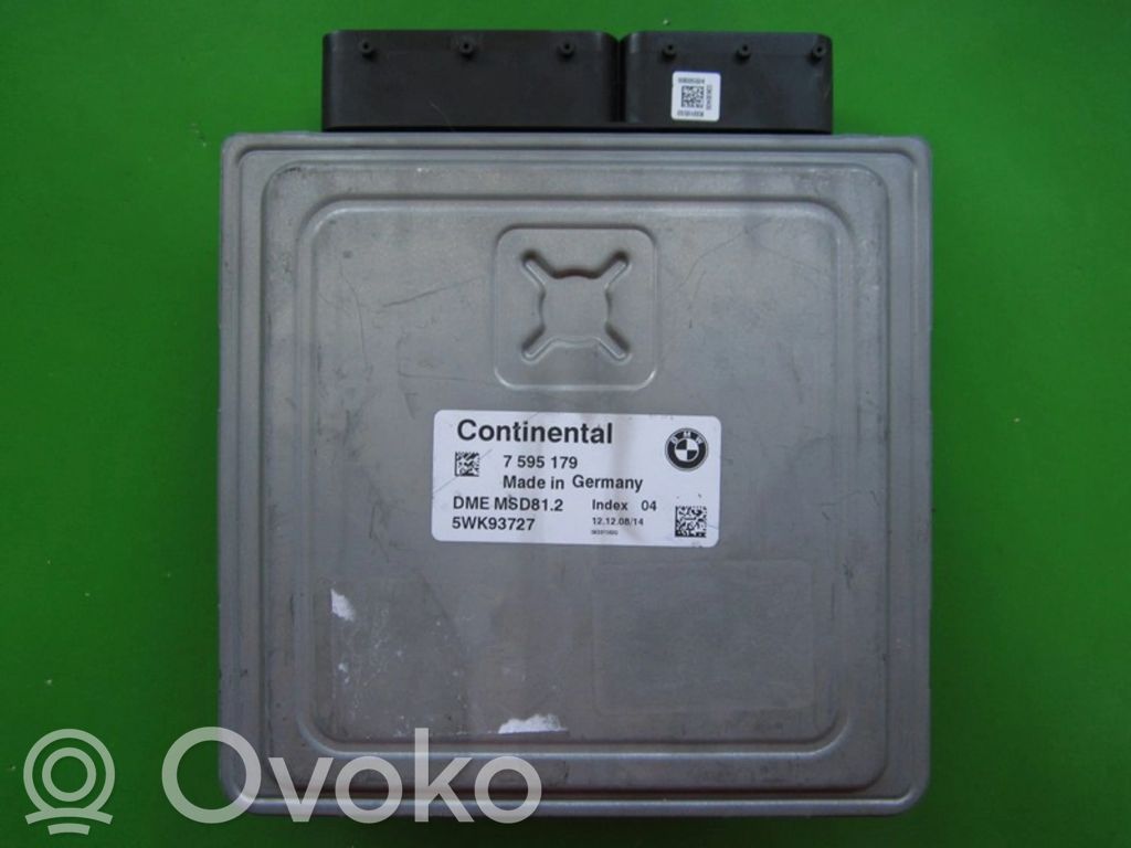 Unidad de control/módulo ECU del motor   7595179,5WK93727