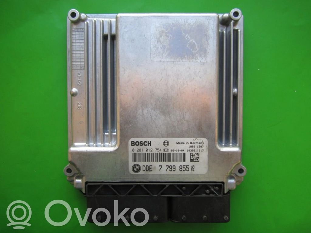 Engine control unit/module ECU   DDE7799855,0281012754