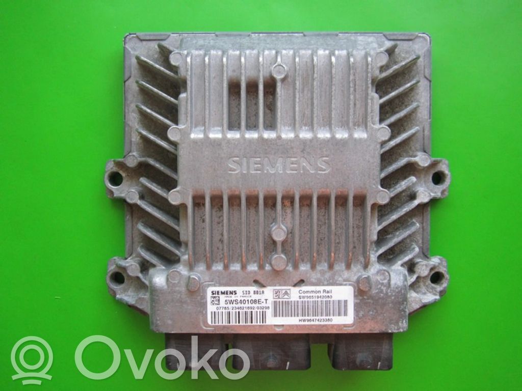 Galios (ECU) modulis   9651942080,5WS40108ET