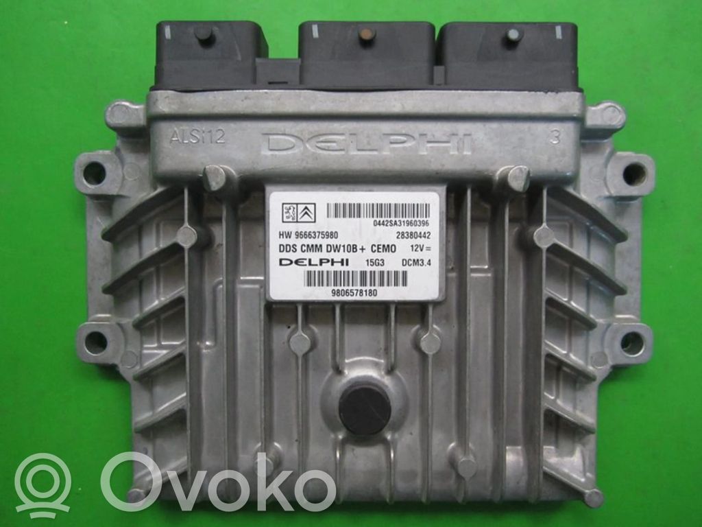 Citroen C5 Komputer / Sterownik ECU silnika 