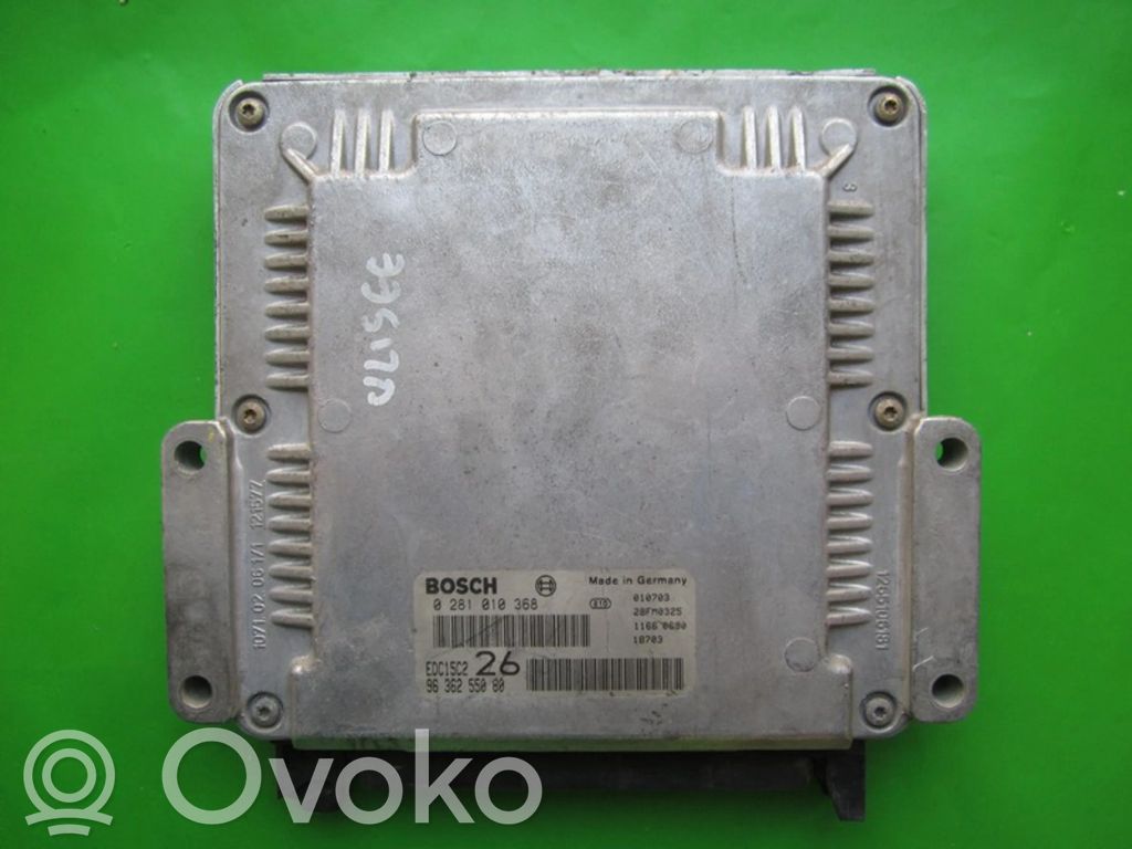 Galios (ECU) modulis   9636255080,0281010368
