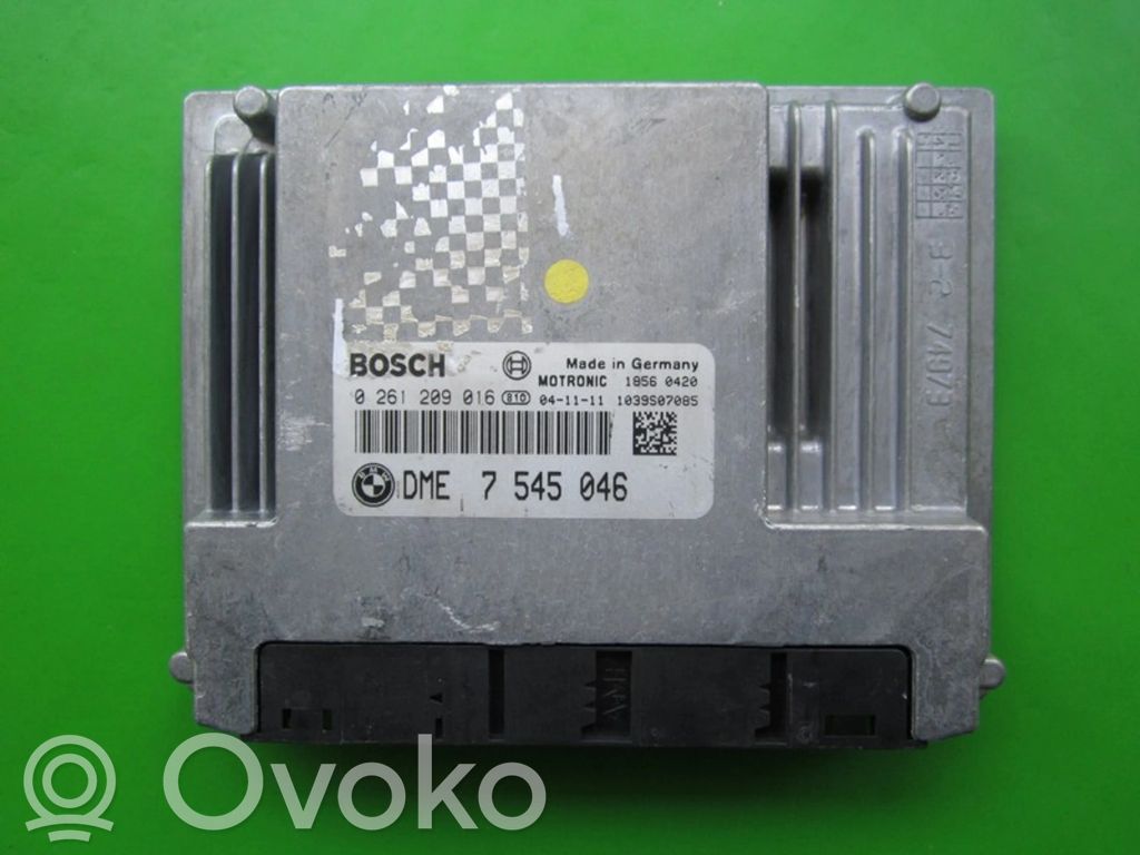 Unité de commande, module ECU de moteur   DME7545046,0261209016