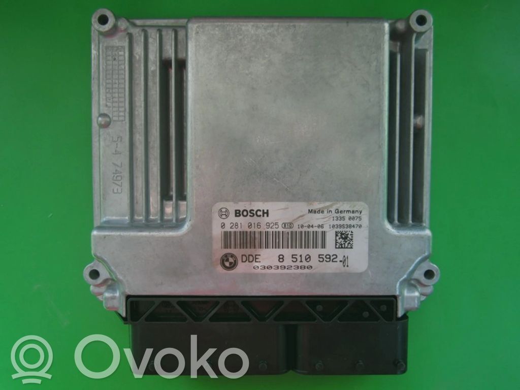 BMW 1 E81 E87 Unité de commande, module ECU de moteur 