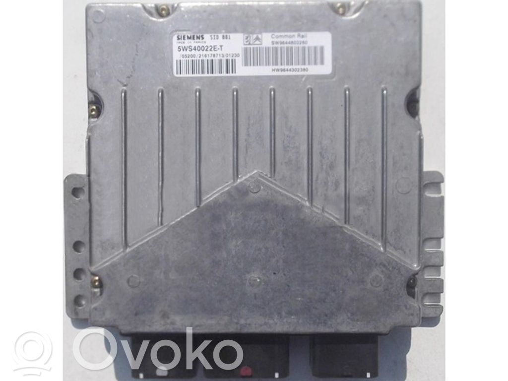 Peugeot 407 Engine control unit/module ECU 
