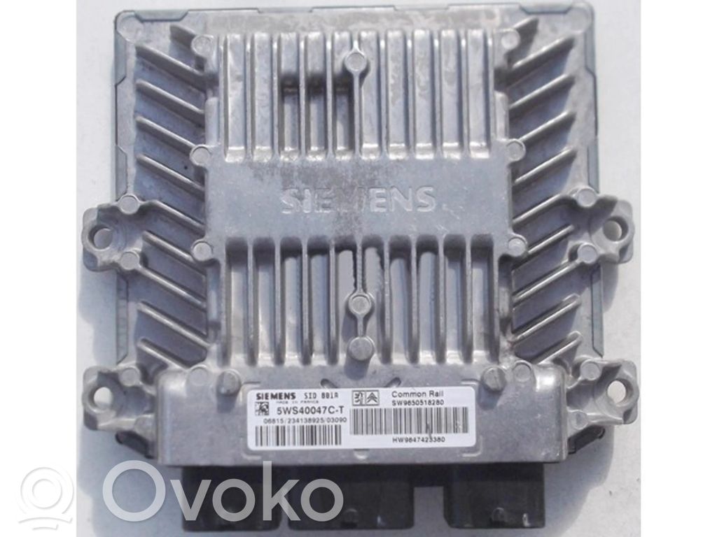 Galios (ECU) modulis   9650518280,5WS40047CT