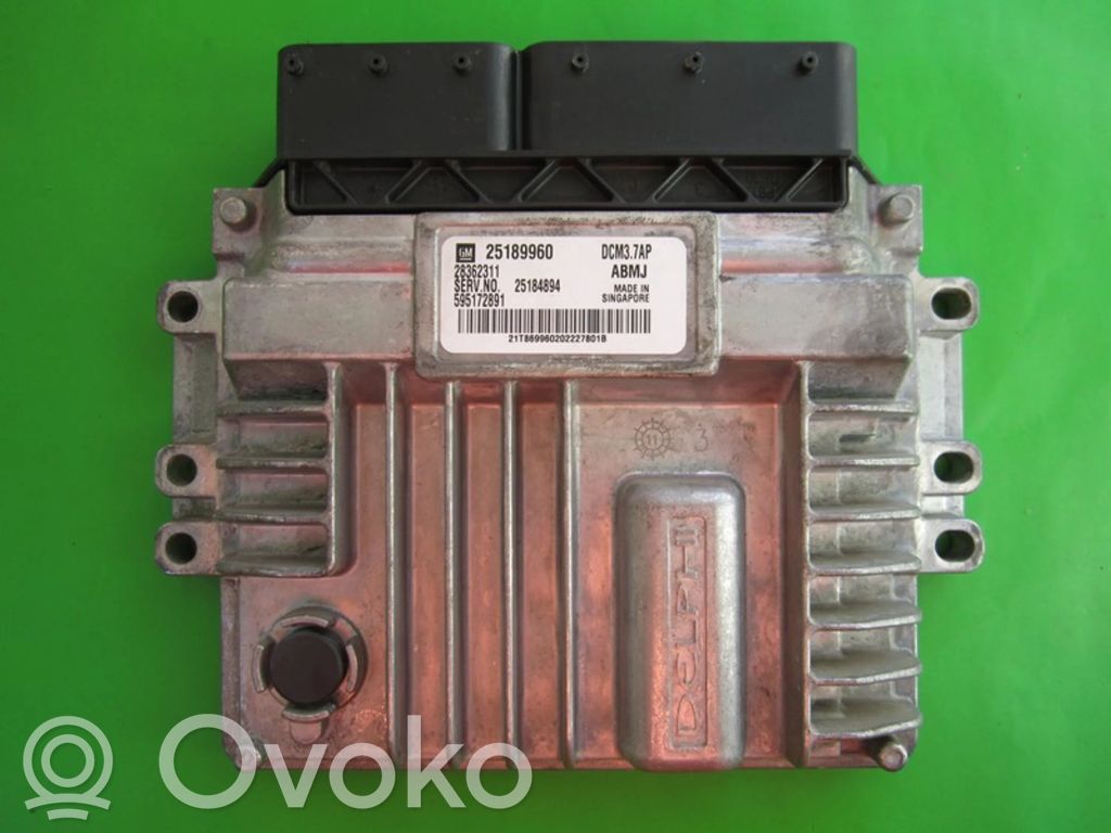 Chevrolet Cruze Engine control unit/module ECU 