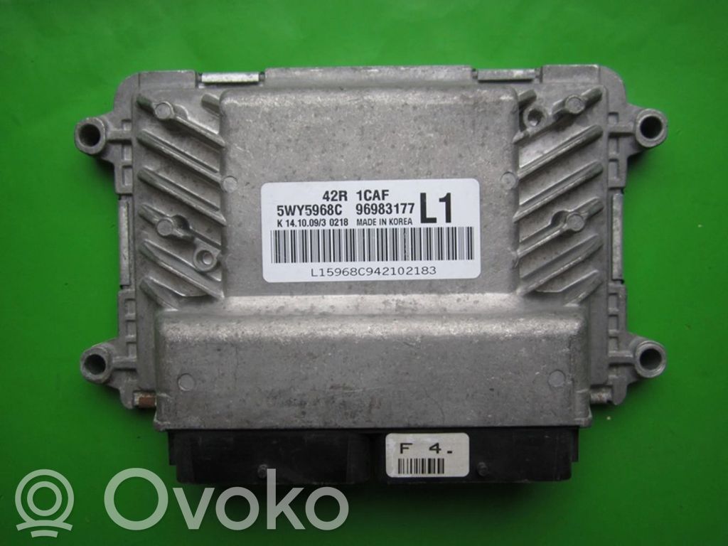 Engine control unit/module ECU   96983177,5WY5968C