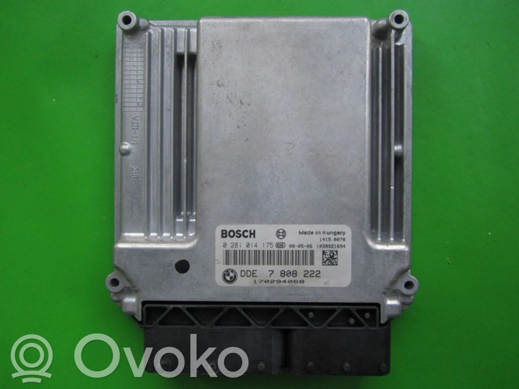 Unidad de control/módulo ECU del motor   DDE7808222,0281014175