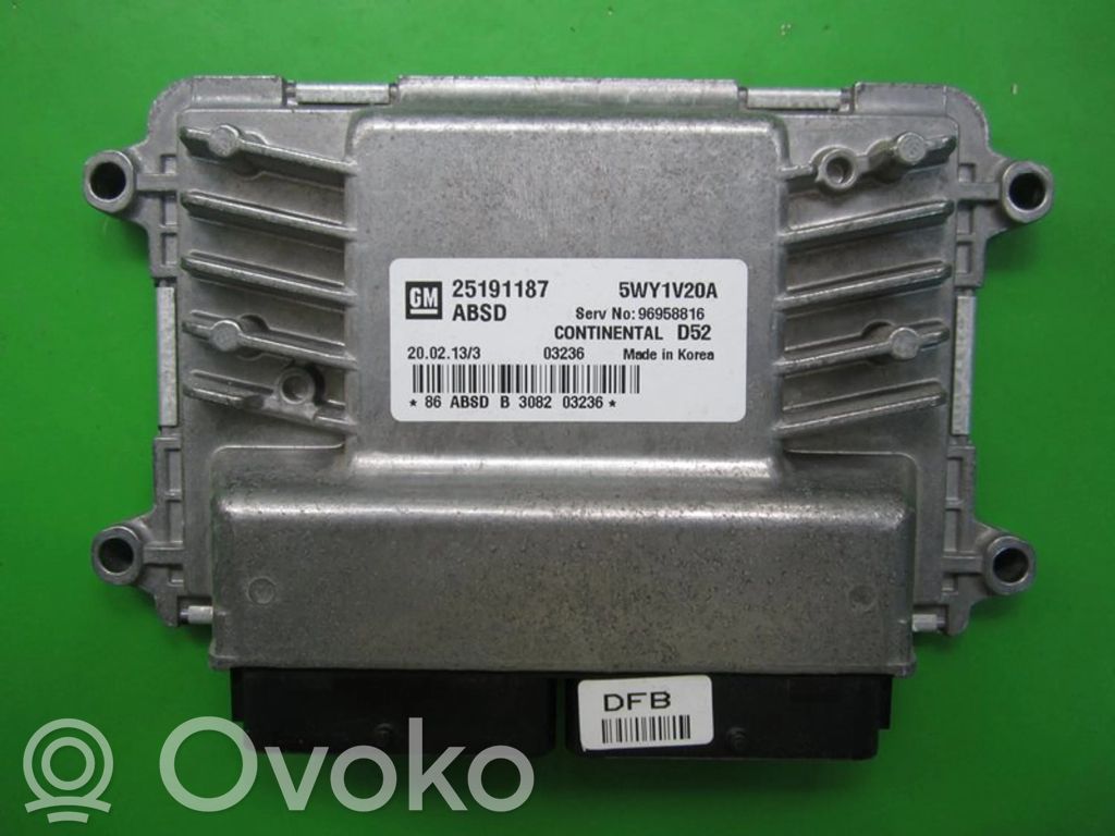 Chevrolet Spark Engine control unit/module ECU 